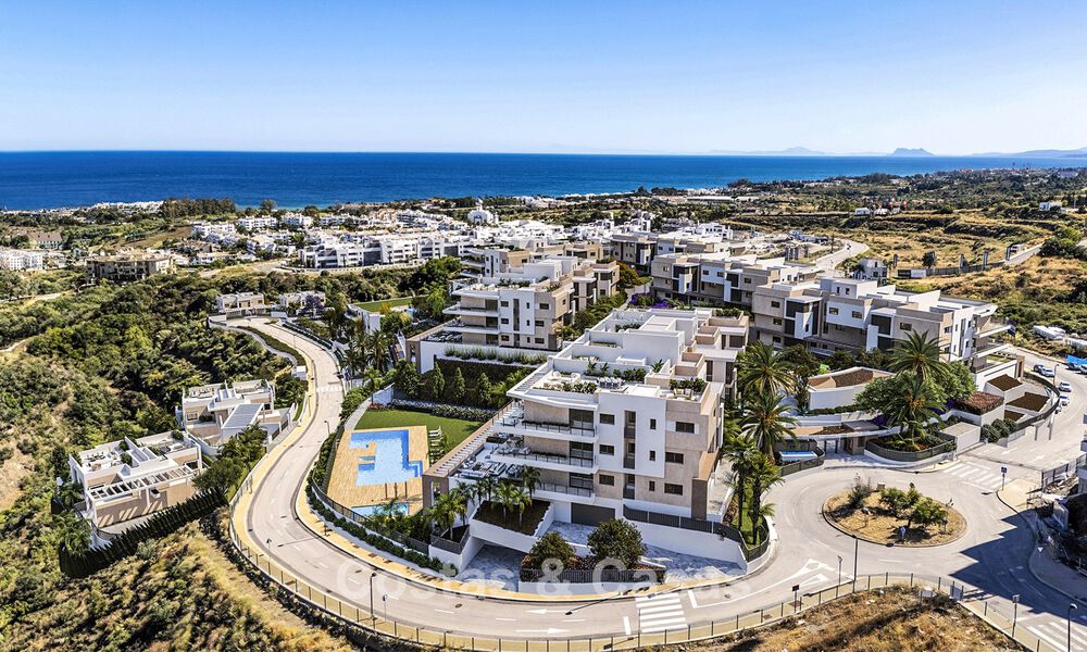 Project van moderne appartementen en halfvrijstaande villa’s te koop op de New Golden Mile tussen Marbella en Estepona 777401