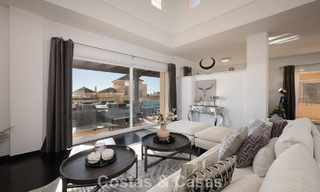 Prachtig duplex penthouse te koop, op loopafstand van voorzieningen en het strand in Elviria, Marbella 777809 