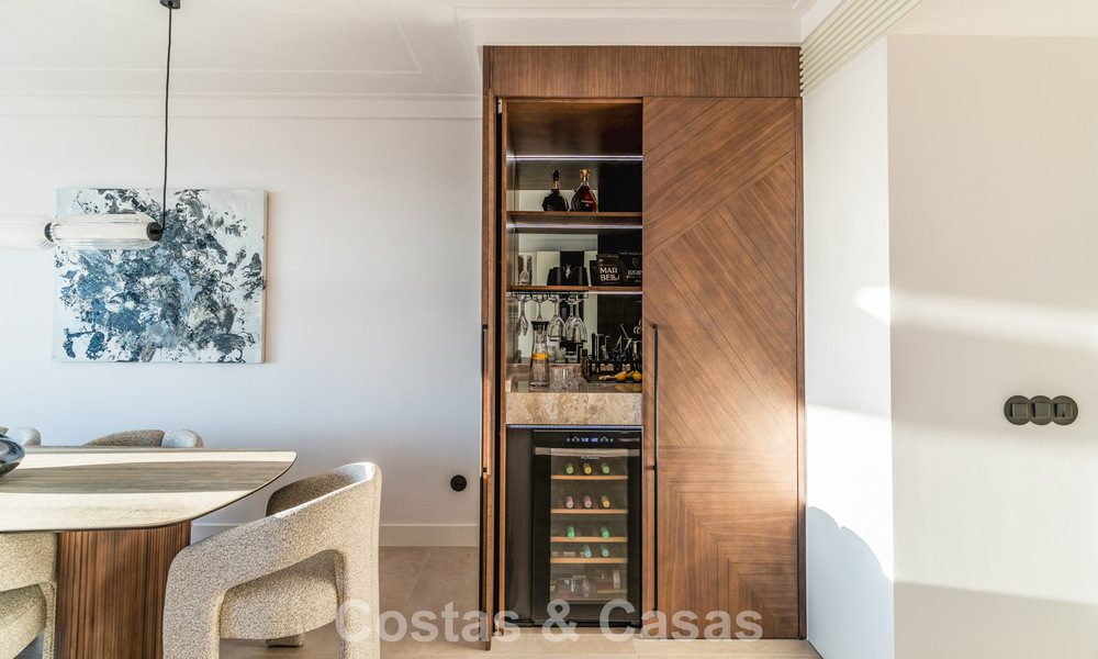 Modernistisch design schakelvilla met zeezicht te koop in een voorstaand resort in Mijas Costa, Costa del Sol 777869