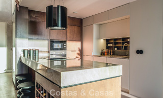 Modernistisch design schakelvilla met zeezicht te koop in een voorstaand resort in Mijas Costa, Costa del Sol 777870 