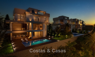 Nieuwe lancering. 14 geavanceerde luxevilla’s met zeezicht te koop aan de golfbaan ten westen van Estepona centrum 778026 