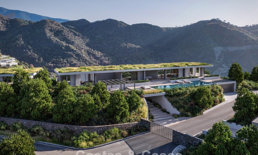 Innovatieve designvilla te koop, genesteld in een natuurlijke omgeving, in een gated community van Marbella - Benahavis 778576