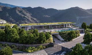 Innovatieve designvilla te koop, genesteld in een natuurlijke omgeving, in een gated community van Marbella - Benahavis 778576 