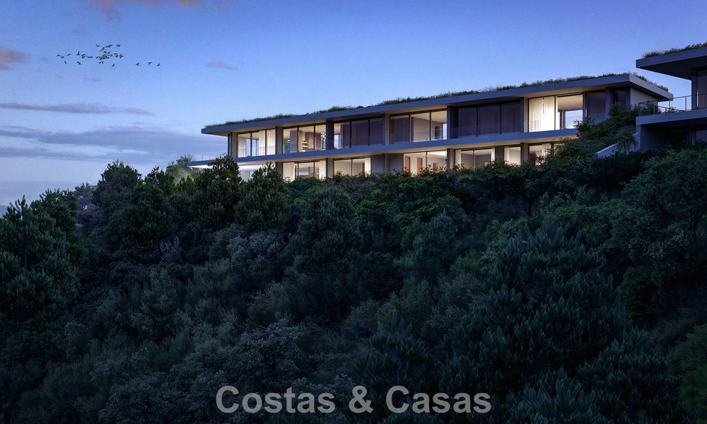 Innovatieve designvilla te koop, genesteld in een natuurlijke omgeving, in een gated community van Marbella - Benahavis 778577
