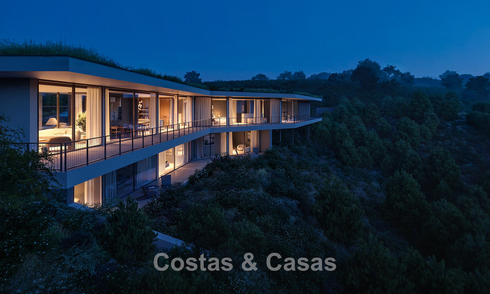 Innovatieve off-plan villa met panoramisch uitzicht te koop in een gated resort in Marbella - Benahavis 778579