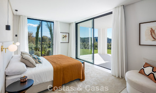 Gesofisticeerde, nieuwe luxevilla met panoramisch zeezicht te koop in een gated community van La Quinta, Marbella - Benahavis 800525 