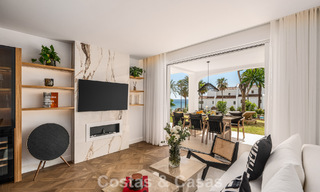 Eersteklas gerenoveerd strandappartement met zeezicht te koop op de Golden Mile van Marbella 779058 