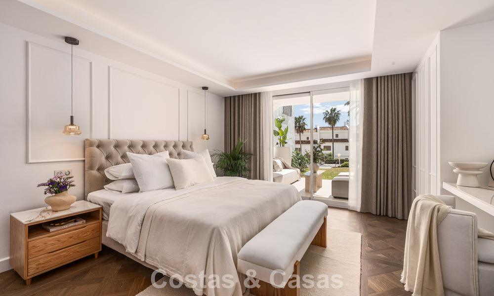 Eersteklas gerenoveerd strandappartement met zeezicht te koop op de Golden Mile van Marbella 779063