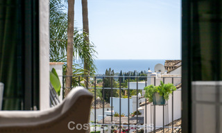 Prachtig gerenoveerd herenhuis in een tijdloze Andalusische stijl met zeezicht te koop gelegen op de Golden Mile van Marbella 778991 