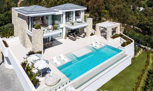 Gloednieuwe modernistische luxevilla te koop in de exclusieve gated woonwijk van La Quinta, Marbella - Benahavis 779031
