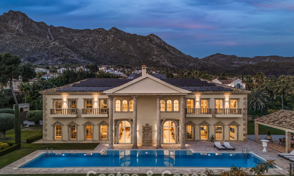 Opmerkelijk, presidentiëel paleis te koop, in de vooraanstaande, gated gemeenschap van Sierra Blanca in Marbella 779347