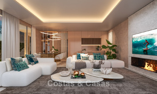 3 Luxueuze villa’s met onbelemmerd zeezicht te koop in een golfomgeving van Mijas Costa, Costa del Sol 779077 