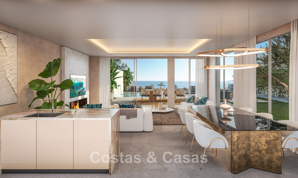 3 Luxueuze villa’s met onbelemmerd zeezicht te koop in een golfomgeving van Mijas Costa, Costa del Sol 779078