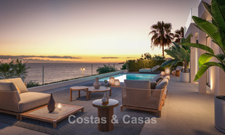 3 Luxueuze villa’s met onbelemmerd zeezicht te koop in een golfomgeving van Mijas Costa, Costa del Sol 779080 