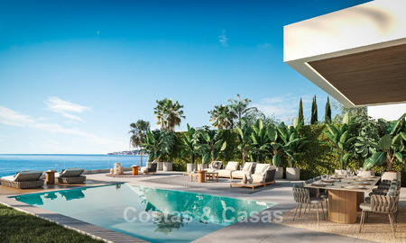 3 Luxueuze villa’s met onbelemmerd zeezicht te koop in een golfomgeving van Mijas Costa, Costa del Sol 779082