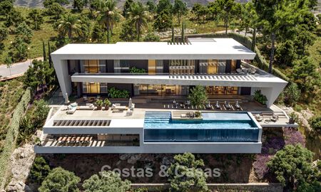 Nieuw op de markt. 6 high-end luxevilla’s met adembenemend zeezicht te koop op de New Golden Mile, Marbella - Estepona 779257