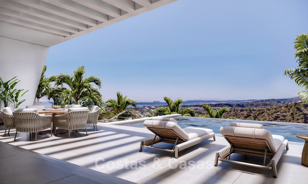 Nieuw op de markt. 6 high-end luxevilla’s met adembenemend zeezicht te koop op de New Golden Mile, Marbella - Estepona 779260