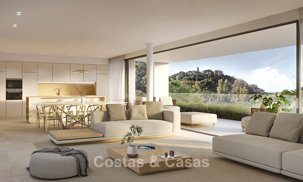Off-plan, energie efficiënte woningen te koop in de groene heuvels van Elviria, ten oosten van Marbella centrum 779358