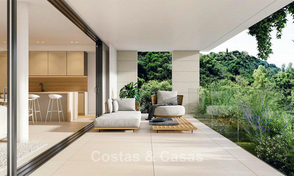 Off-plan, energie efficiënte woningen te koop in de groene heuvels van Elviria, ten oosten van Marbella centrum 779360