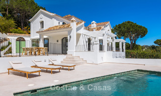 Prestigieus gerenoveerde villa te koop in de geprefereerde, gated urbanisatie van El Madroñal in Marbella - Benahavis 779523 