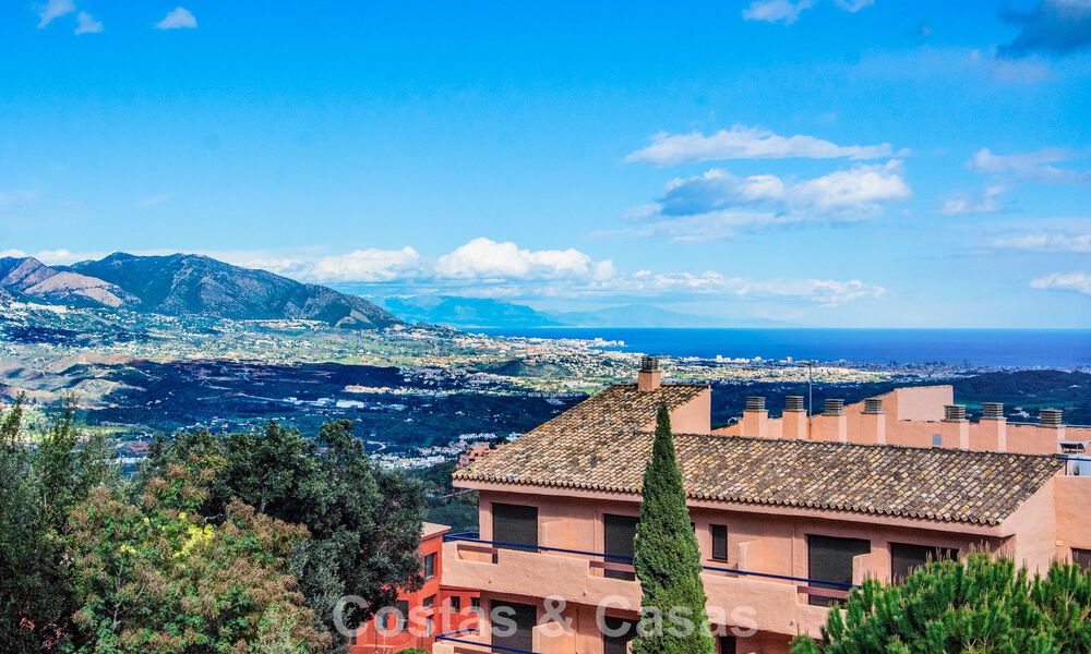 3-slaapkamer appartement met adembenemende vergezichten te koop in de heuvels ten oosten van Marbella centrum 779768