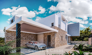 Nieuw op de markt. Geavanceerde nieuwbouwvilla te koop in een beveiligde wijk op de Golden Mile van Marbella 779920 
