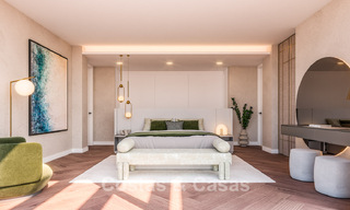 Nieuw op de markt. Geavanceerde nieuwbouwvilla te koop in een beveiligde wijk op de Golden Mile van Marbella 779921 