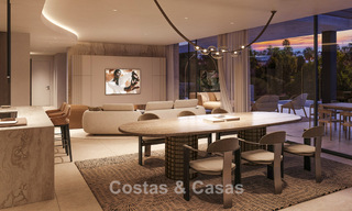 Nieuw op de markt. High-end nieuwbouwvilla te koop in een populaire, beveiligde wijk op de Golden Mile van Marbella 779928 