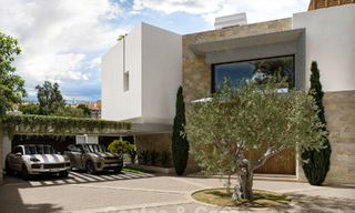 Nieuw op de markt. High-end nieuwbouwvilla te koop in een populaire, beveiligde wijk op de Golden Mile van Marbella 779937 