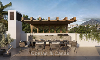 Nieuw op de markt. High-end nieuwbouwvilla te koop in een populaire, beveiligde wijk op de Golden Mile van Marbella 779939 
