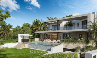 Nieuw op de markt. High-end nieuwbouwvilla te koop in een populaire, beveiligde wijk op de Golden Mile van Marbella 779941 