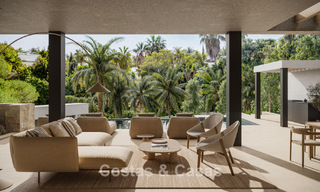 Nieuw op de markt. High-end nieuwbouwvilla te koop in een populaire, beveiligde wijk op de Golden Mile van Marbella 779946 