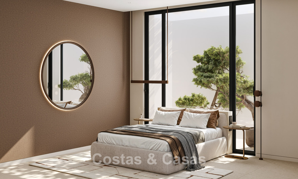 Nieuw op de markt. High-end nieuwbouwvilla te koop in een populaire, beveiligde wijk op de Golden Mile van Marbella 779947