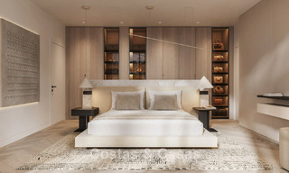 Nieuw op de markt. High-end nieuwbouwvilla te koop in een populaire, beveiligde wijk op de Golden Mile van Marbella 779953 