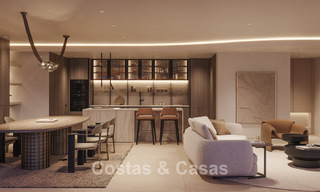 Nieuw op de markt. High-end nieuwbouwvilla te koop in een populaire, beveiligde wijk op de Golden Mile van Marbella 779956 