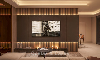 Nieuw op de markt. High-end nieuwbouwvilla te koop in een populaire, beveiligde wijk op de Golden Mile van Marbella 779957 