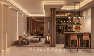 Nieuw op de markt. High-end nieuwbouwvilla te koop in een populaire, beveiligde wijk op de Golden Mile van Marbella 779959 