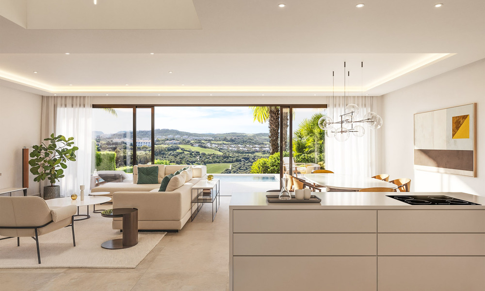 Nieuwe lancering. 17 geavanceerde luxevilla’s met golf- en zeezicht te koop in Casares, Costa del Sol 780144