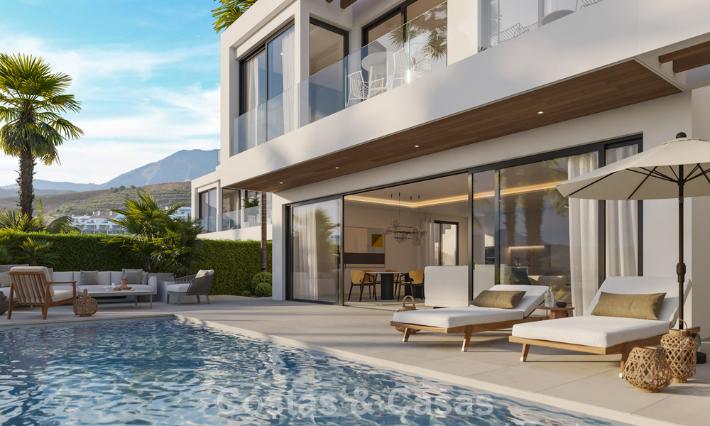 Nieuwe lancering. 17 geavanceerde luxevilla’s met golf- en zeezicht te koop in Casares, Costa del Sol 780147