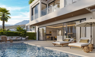 Nieuwe lancering. 17 geavanceerde luxevilla’s met golf- en zeezicht te koop in Casares, Costa del Sol 780147 