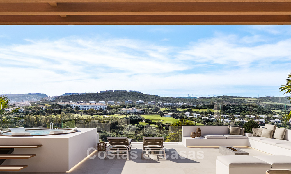 Nieuwe lancering. 17 geavanceerde luxevilla’s met golf- en zeezicht te koop in Casares, Costa del Sol 780151