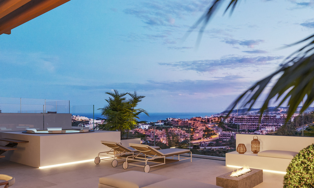 Nieuwe lancering. 17 geavanceerde luxevilla’s met golf- en zeezicht te koop in Casares, Costa del Sol 780153