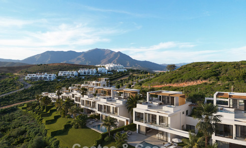 Nieuwe lancering. 17 geavanceerde luxevilla’s met golf- en zeezicht te koop in Casares, Costa del Sol 780155