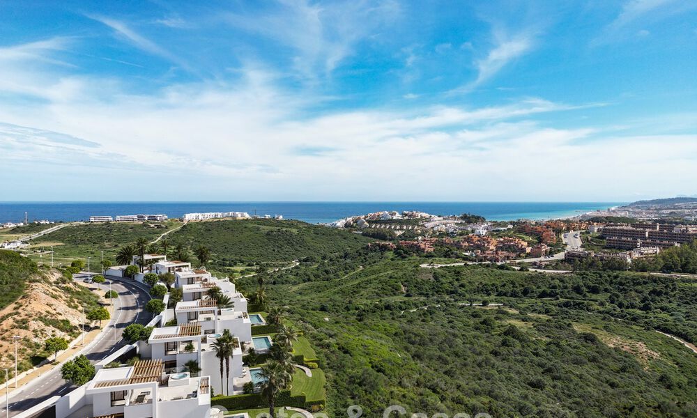 Nieuwe lancering. 17 geavanceerde luxevilla’s met golf- en zeezicht te koop in Casares, Costa del Sol 780158