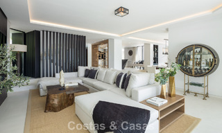 Avant-garde desginervilla met panoramisch zeezicht te koop in een gated community in Benahavis - Marbella 779998 