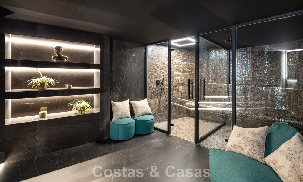 Avant-garde desginervilla met panoramisch zeezicht te koop in een gated community in Benahavis - Marbella 780004