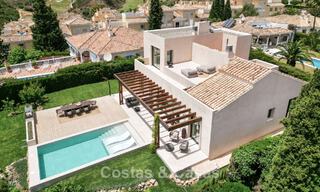 Instapklare luxevilla met Ibiziaanse bouwstijl te koop in een zeer gewilde urbanisatie van Benahavis - Marbella 780050 