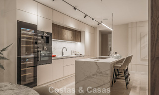 Eersteklas appartement met panoramisch zeezicht te koop in Nueva Andalucia’s golfvallei, Marbella 780307 