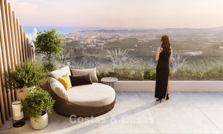 Modernistische, off-plan appartementen met fenomenaal zeezicht te koop in Mijas, Costa del Sol 780065 