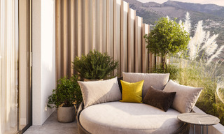 Modernistische, off-plan appartementen met fenomenaal zeezicht te koop in Mijas, Costa del Sol 780067 